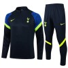Tottenham Hotspur Trainings Sweatshirt Pak Kwart-Zip 2021-22 Blauw Blauwe
